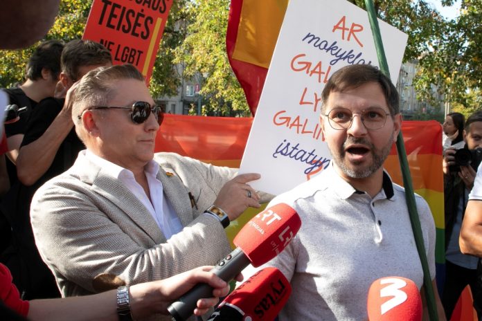 Vladimiras Simonko, Antanas Kandrotas-Celofanas. ELTA / Dainiaus Labučio nuotr.